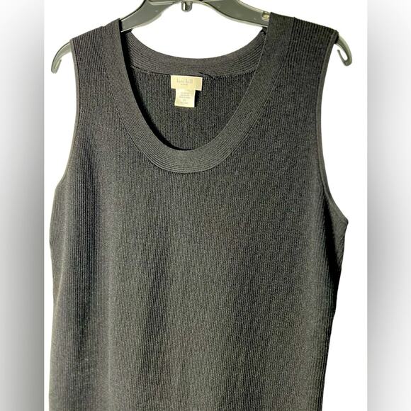 Kate Hill Woman Black Knit Sleeveless Top Size 2X - Picture 5 of 7